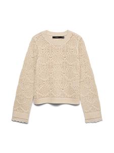 VERO MODA Свитер 'VMSUSANA' в бежевом цвете