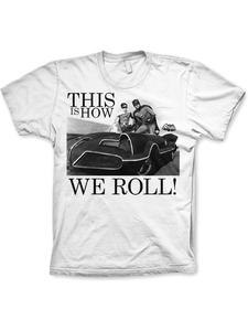 Футболка белого цвета Batman