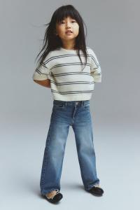 Джинсы Superstretch с широкими штанинами H&M, синий