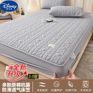 Disney Простыня на резинке из хлопка, 200х220 см, цвет Starry Gray, рисунок Wheat Spike