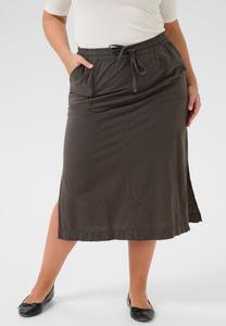 Юбка А-силуэта LIAH Kaffe Curve, коричневый