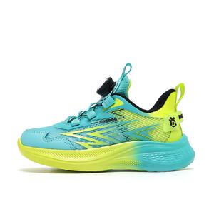 Кроссовки для бега для детей: противоскользящие, износостойкие, с отскоком, дышащие, легкие, с амортизацией BOBDOG, зеленый