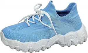 Ортопедические слипоны Baimiu Ortho Pro Comfortwear для женщин с подошвенным фасциитом, широкая посадка, поддержка свода, светло-голубой