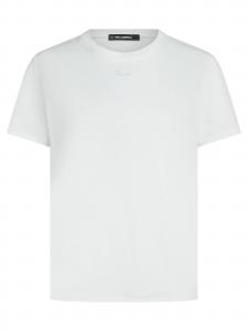 Karl Lagerfeld Футболка 'Signature' в белом цвете