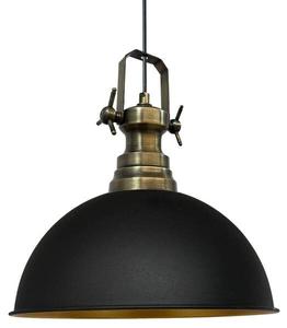 Подвесной светильник Bamyum Industrielle Hängelampe, 40x23x40 см, черный/золотой
