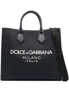 Сумка-тоут с логотипом DOLCE & GABBANA, синий