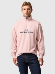 Хлопковый свитер Milford Sound с четвертью молнии Rodd & Gunn, Dusk