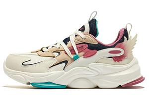 Кроссовки женские низкие Oak Buds белый Kapok красный Erke