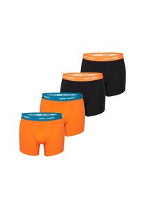 Трикотажные трусы в стиле ретро HAPPY SHORTS, цвет Orange Black Herren