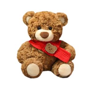 Плюшевый мишка плюшевая кукла высота 23см Julebaby, Brown+Bear Scarf