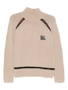 Свитер из шерстяной смеси Ermanno Firenze, нейтральный