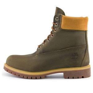 Кроссовки premium 6 inch waterproof boot 'olive green yellow' Timberland, зеленый