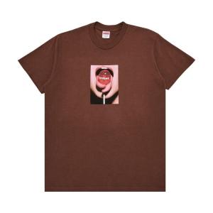 Футболка Supreme Lollipop Tee Brown, коричневый