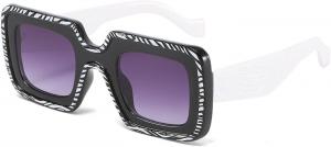 Квадратные солнцезащитные очки для женщин и мужчин, модные прямоугольные солнцезащитные очки с защитой от УФ-излучения, винтажные женские солнцезащитные очки 20843 Melrose, Grey