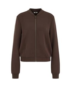 WE Fashion Трикотажный кардикан в темно-коричневом цвете