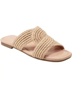 Женские сандалии Navie без застежки на плоской подошве Marc Fisher LTD, коричневый/бежевый