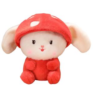 Мягкая игрушка кролик детская кукла плюш 25 см Fox fairy, Mushroom Bunny