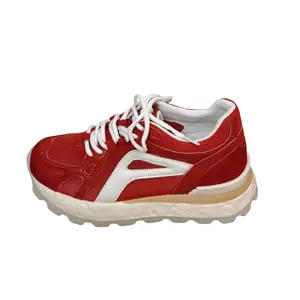 QING MISS Женские легкие повседневные кроссовки low top для увеличения роста красные