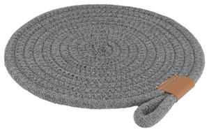 Pot coaster текстиль антрацит Justinus, антрацитовый