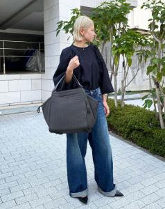 Стираемая стеганая сумка-тоут для мамы (размер M) Solpresa, цвет C.Gray