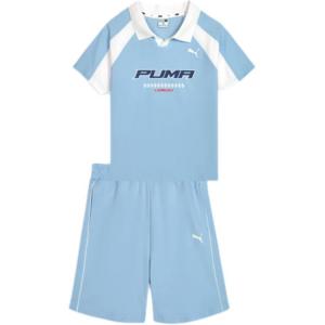 PUMA Детский спортивный комплект Casual Sportswear SHORTS 2 Piece Set Blue/White для детей 3-7 лет