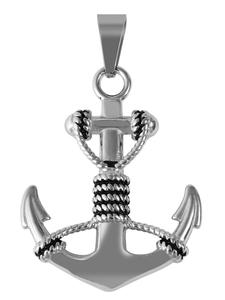 Adeliás Универсальный кулон из нержавеющей стали серебристого цвета