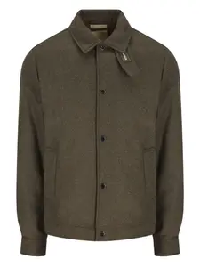 Рубашка-куртка на пуговицах WOOLRICH, зеленый