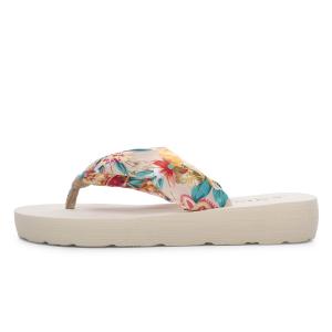 Богемные золотые атласные сандалии на платформе с регулируемым ремешком XMISTUO, XMB001 Золотое тиснение белый