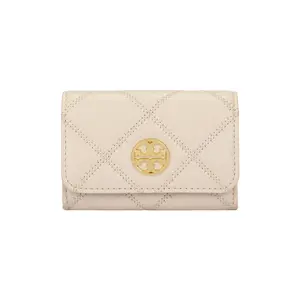 TORY BURCH Кожаный кошелек TB Willa для женщин Cheese White