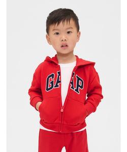 (K)babyGap Свободная толстовка на молнии с логотипом GAP