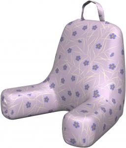 Наволочка для подушки для чтения Ambesonne сиреневого цвета, с рисунком «Расцветающий весенний луг с цветущими веточками, процветание, бутонизация, цветение», мягкая, без наполнителя, размер S, разноцветная., Multicolor