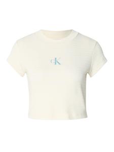 Calvin Klein Jeans Футболка в пастельно-желтом, светло-желтом цвете