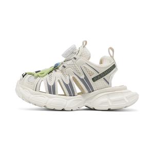 Дышащие, нескользящие и износостойкие низкие детские кроссовки для повседневной носки SHIBU, экрю