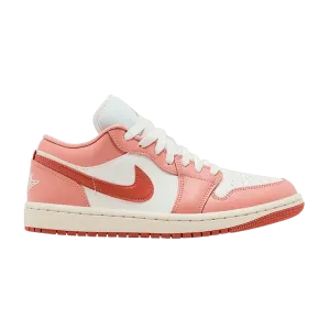 Кроссовки Air Jordan Wmns Air Jordan 1 Low 'Sail Madder Root', розовый