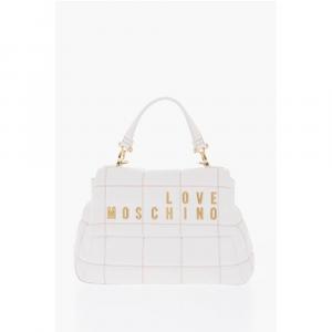 Белая полиэтиленовая сумка-тоут Moschino, White