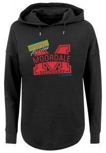 Свитер F4NT4STIC Oversized Hoodie Sex Education Moordale M Collage Netflix TV Series, черный
