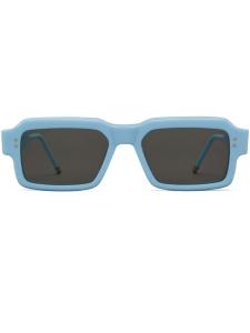 Солнцезащитные очки в прямоугольной оправе Thom Browne Eyewear, синий