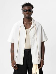 Повседневная рубашка VAMOS CLO Comfort fit Button Up Shirt Shreveport, экрю