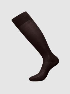 Гольфы zd ZERO DEFECTS Mercerized cotton knee socks, коричневый