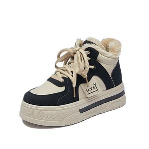 TONYBEAR Женские зимние сапоги хаки/черный - черный, цвет Black