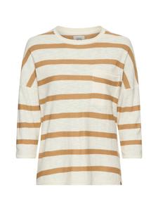 CAMEL ACTIVE Свитер в бежевом и белом цвете