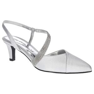 Туфли-трещотки Emerald Easy Street, silver satin synthetic