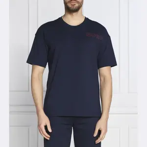 Однотонная футболка стандартного кроя Hugo, синий