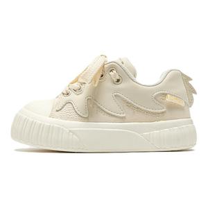 Нескользящие, износостойкие, легкие, низкие детские кроссовки для скейтбординга. MQD, бежевый