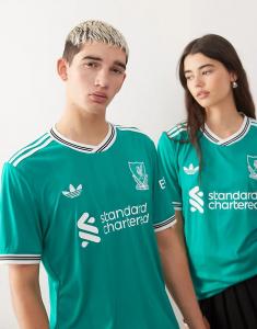 Третья футболка Adidas Football Liverpool 25/26 зеленого цвета