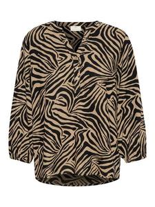 Топ из шиншиллы milia KAFFE, черный