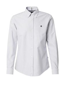 Рубашка Slim Fit на пуговицах BOSS H-ROAN, темно-синий