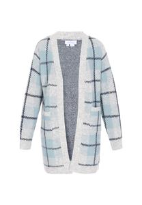 Вязаный кардиган usha BLUE LABEL, светло-серый