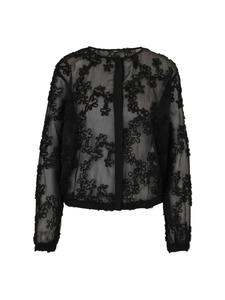 Шифоновая блузка с цветочным узором в цвете Black Beauty Zero