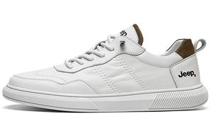 Кроссовки Jeep Skateboard Shoes Men Low-Top Off White